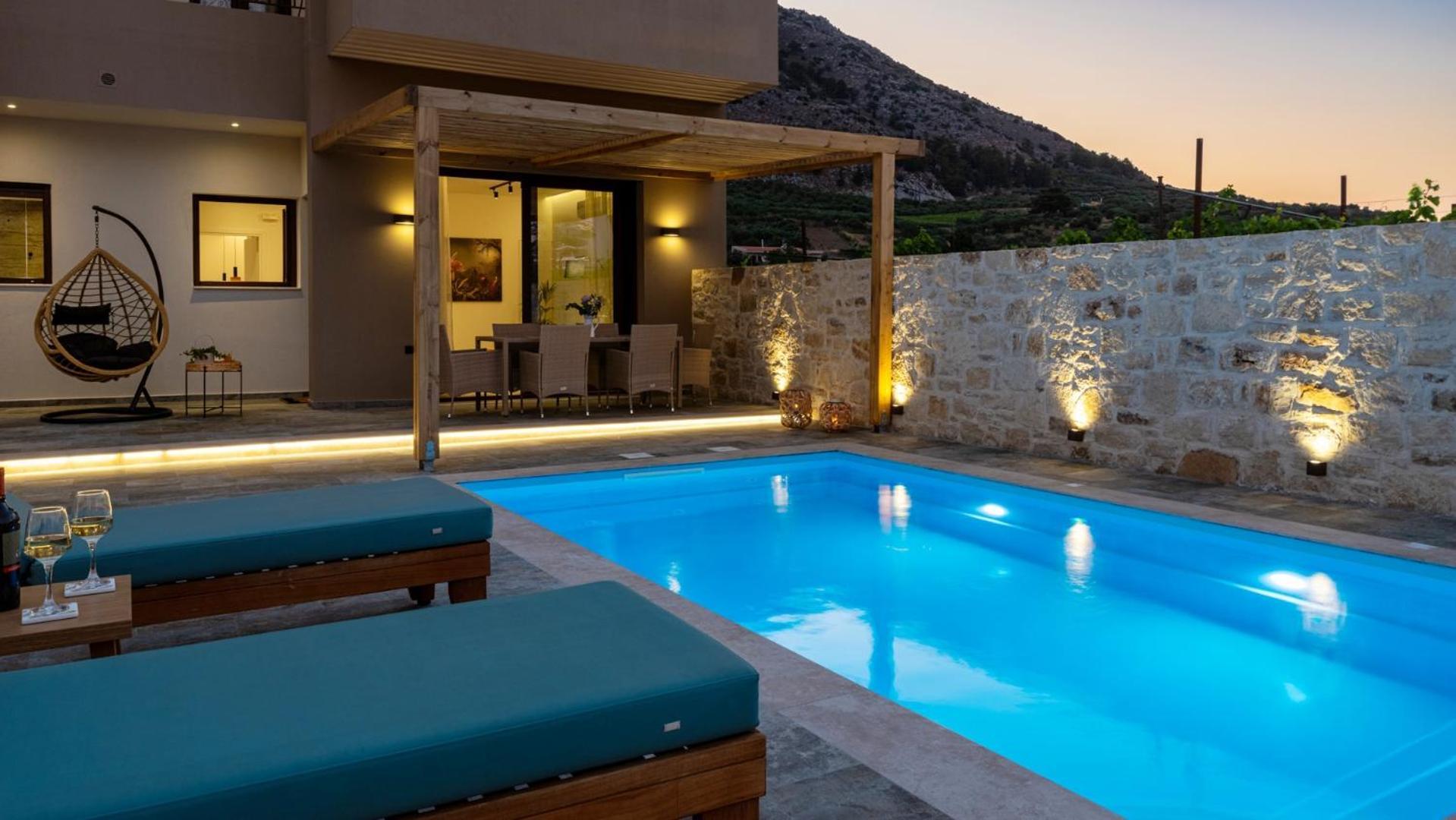 Irisma Luxury Villa With Private Pool Archanes Buitenkant foto