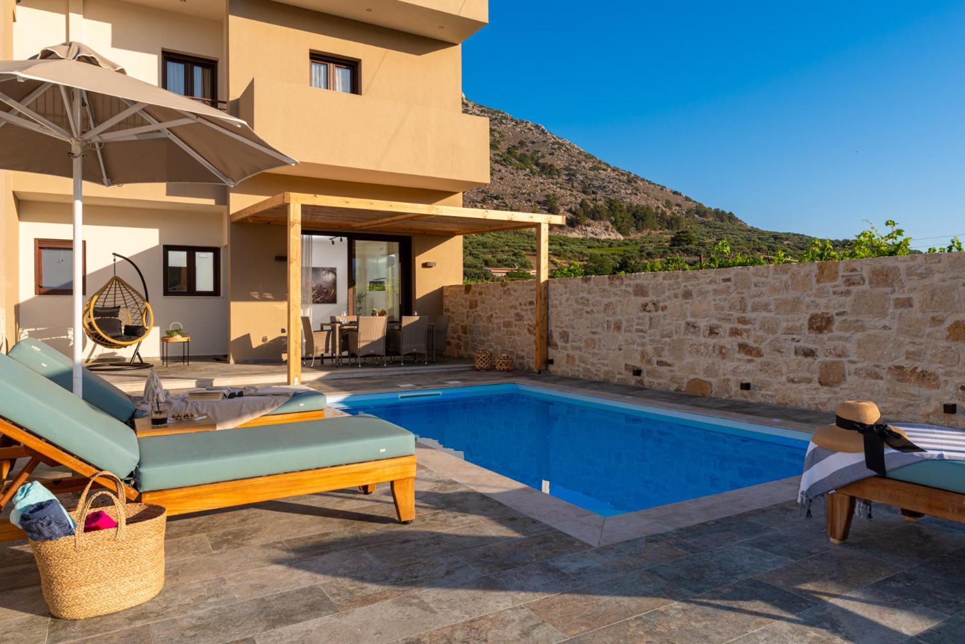 Irisma Luxury Villa With Private Pool Archanes Buitenkant foto